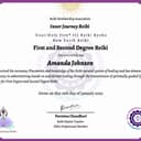 Certified Level 1 and 2 Reiki Practitioner